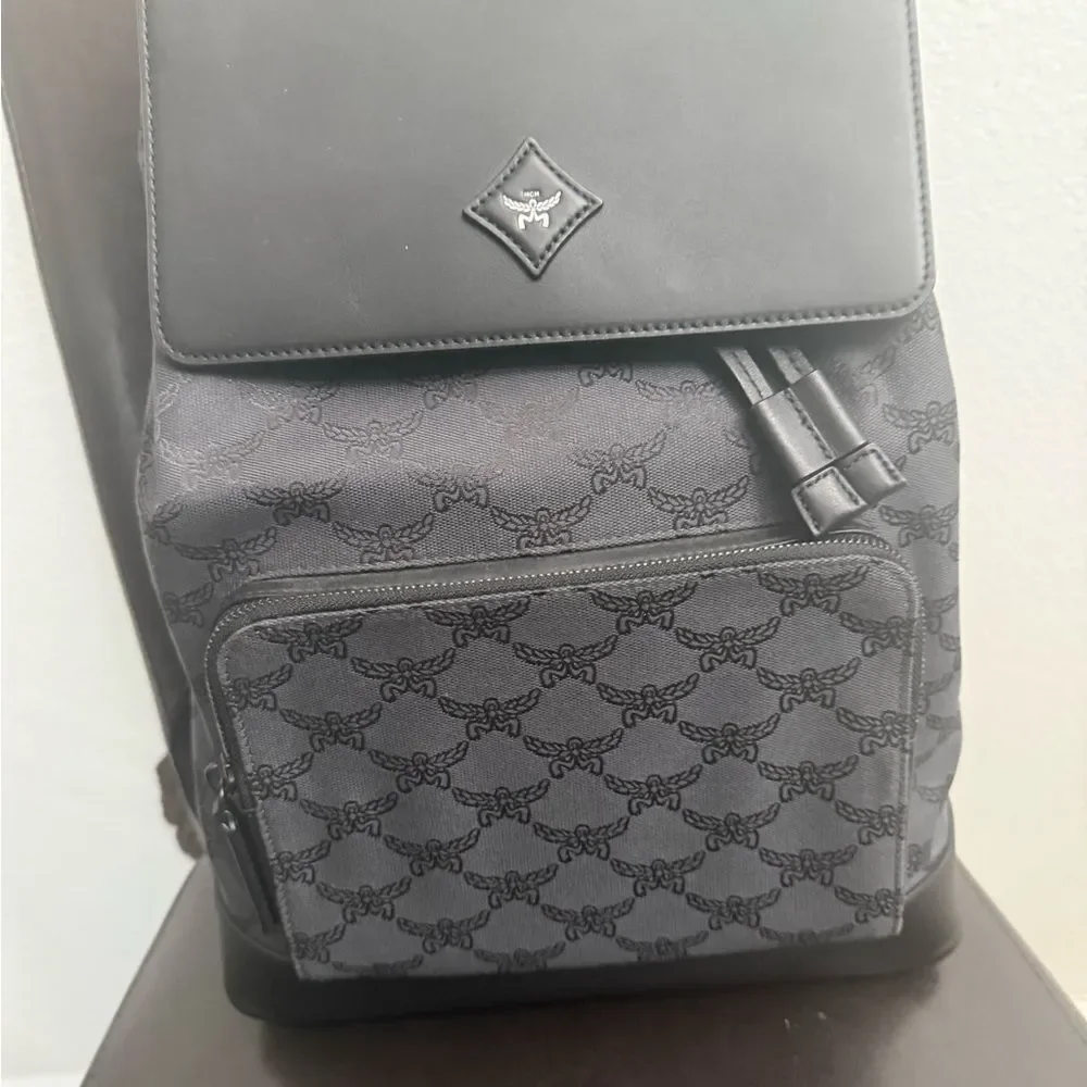 Brand new men’s Mcm Black Backpack